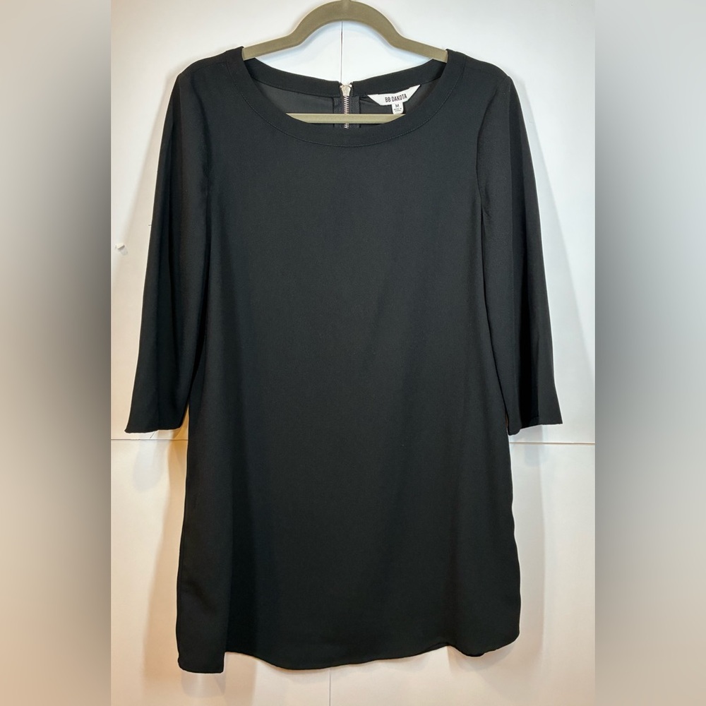 BB Dakota Black Shift Dress Size Medium
